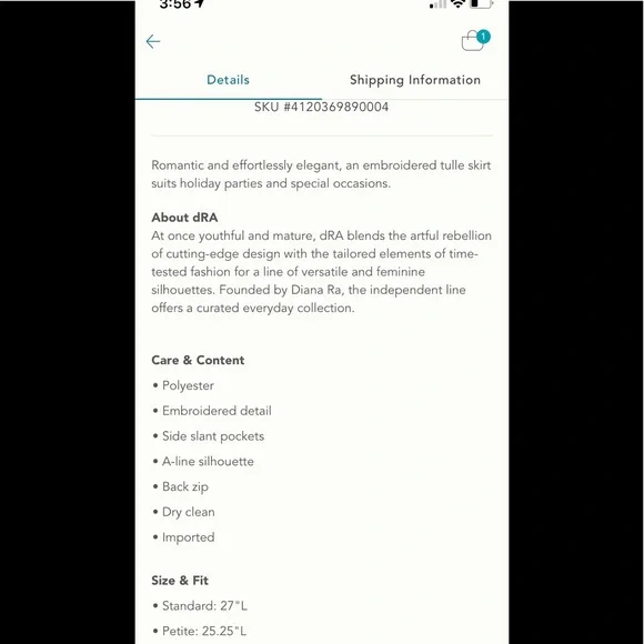 NWT Anthropologie tulles skirt size medium - Picture 8 of 8